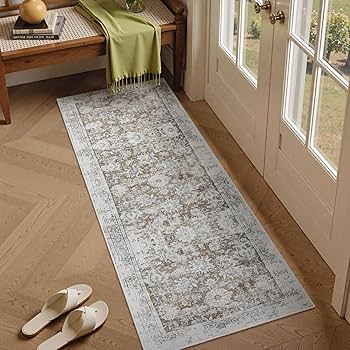 Amazon.com: Lahome Vintage Floral Hallway Rug, 2x5 Ultra